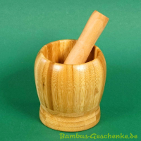 Bambus-Mörser-Set