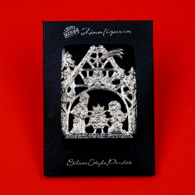 Zinnfigur Krippe groß - SilverStylePewter