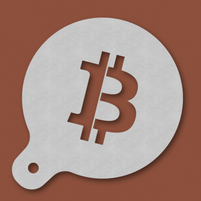 Cappuccino-Schablone Bitcoin