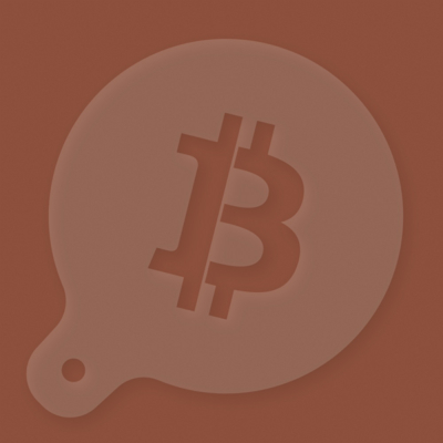 Cappuccino-Schablone Bitcoin