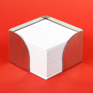 Notizzettelbox 101 aus Edelstahl, inkl. Logogravur...