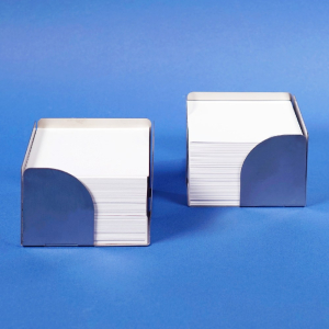 Notizzettelbox 101 aus Edelstahl, inkl. Logogravur (einseitig)
