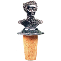 Zinn-Flaschenverschluss rund König Ludwig antik