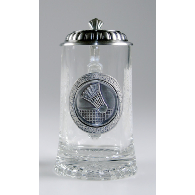 Glas-Bierseidel Badminton