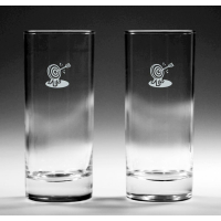 2er-Set Longdrinkgläser "Bogenschießen"