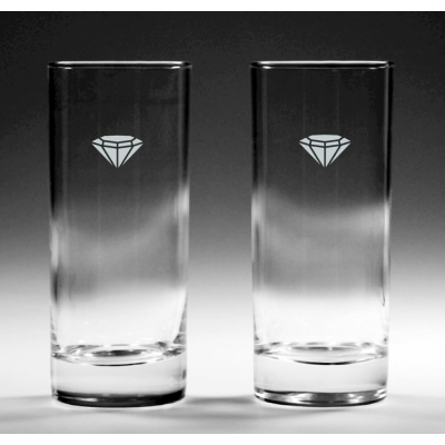 2er-Set Longdrinkgläser "Diamant"