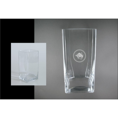 Glasvase Stier
