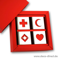 Karton Farbe 03 rot