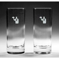 2er-Set Longdrinkgläser "Kellner"