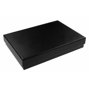 Karton-Geschenkverpackung schwarz (131 x 93 x 22 mm)