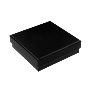 Karton-Geschenkverpackung schwarz (78 x 78 x 22 mm)