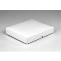 Karton-Stülpdeckelverpackung weiß (160 x 140 x 27 mm)