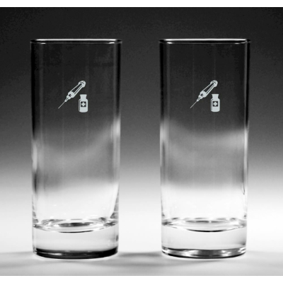 2er-Set Longdrinkgläser Medizin