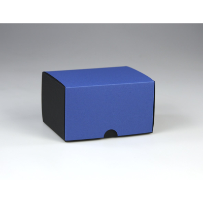 Klappdeckel-Geschenkverpackung zweifarbig 100 x 72 x 72 mm