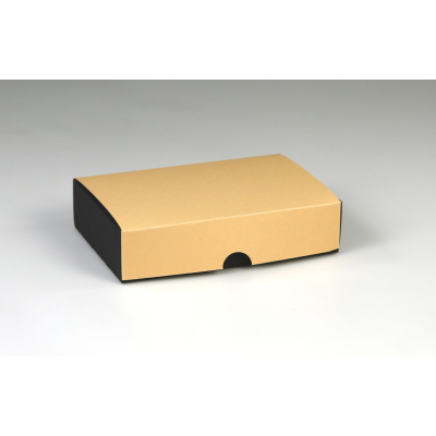 Klappdeckel-Geschenkverpackung zweifarbig 125 x 75 x 35 mm