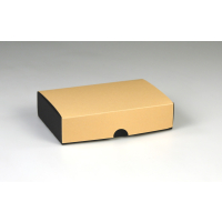 Klappdeckel-Geschenkverpackung zweifarbig 125 x 75 x 35 mm