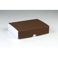 Klappdeckel-Geschenkverpackung zweifarbig 150 x 110 x 40 mm