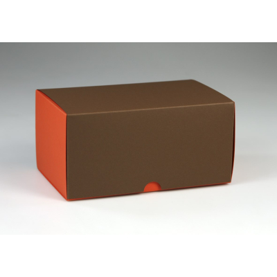 Klappdeckel-Geschenkverpackung zweifarbig 160 x 90 x 90 mm