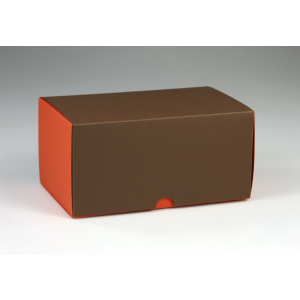 Klappdeckel-Geschenkverpackung zweifarbig 160 x 90 x 90 mm
