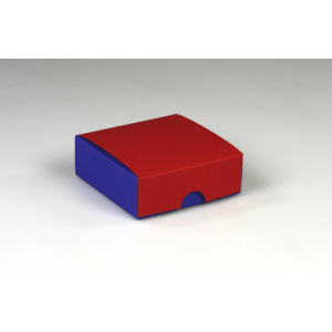 Klappdeckel-Geschenkverpackung zweifarbig 60 x 60 x 30 mm