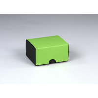 Klappdeckel-Geschenkverpackung zweifarbig 62 x 45 x 45 mm