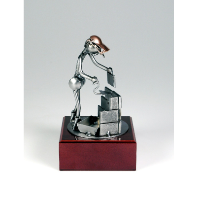 Metall-Skulptur Maurer