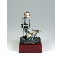 Metall-Skulptur "Zimmermann"