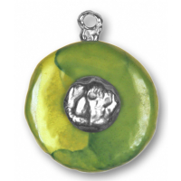 Modula® Anhänger -303- grün (Keramikdonut)