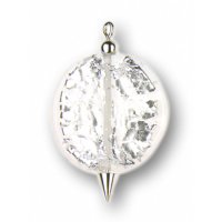 Modula® Anhänger -308- kristall (Glasperle flach groß)