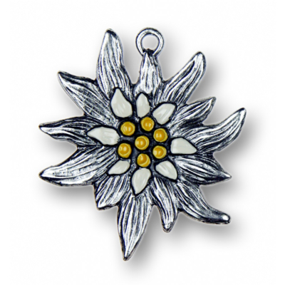 Modula® Anhänger Edelweiß groß silber