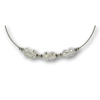 Modula® Collier -5108- kristall (3 Glaswickel), L: 50 cm