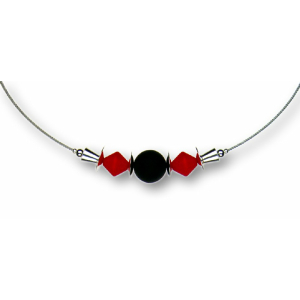 Modula® Collier -5113- rot-schwarz (2...