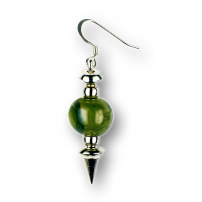 Modula® Ohrschmuck (1 Paar) -101- grün (Keramikperle)