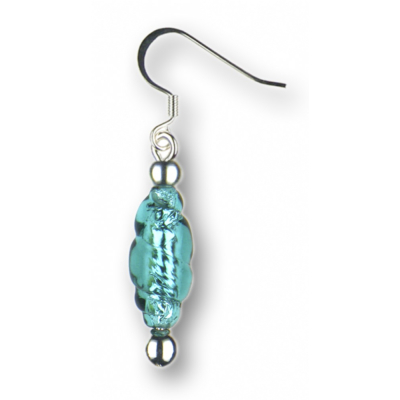 Modula® Ohrschmuck (1 Paar) -105- türkis (Glasspindel)