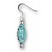 Modula® Ohrschmuck (1 Paar) -105- türkis (Glasspindel)