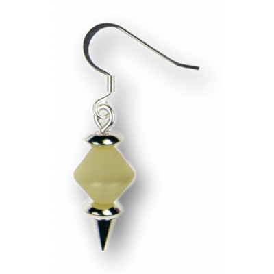 Modula® Ohrschmuck (1 Paar) -106- beige (Polaris-Doppelkegel matt)