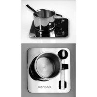 Namensgeschenk "Espresso-Set 3-teilig"