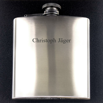 Namensgeschenk Flachmann