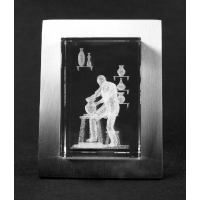 3D-Glasobjekt Töpfer