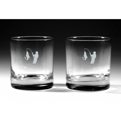 2er-Set Whiskeygläser Angler
