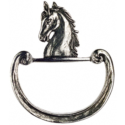 Zinn-Serviettenring Pferd antik