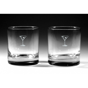 2er-Set Whiskeygläser "Cocktailglas"